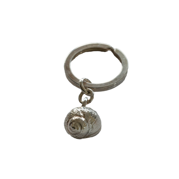 Strandschnecke Schlüsselanhänger - 925/- Silber